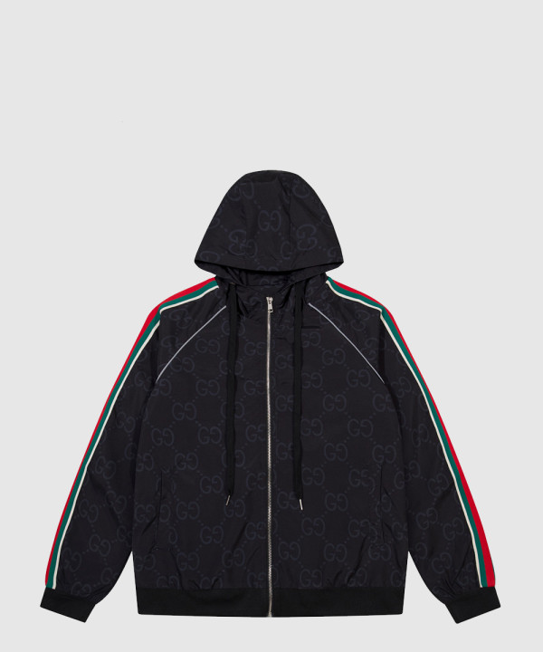 로고 집업 자켓