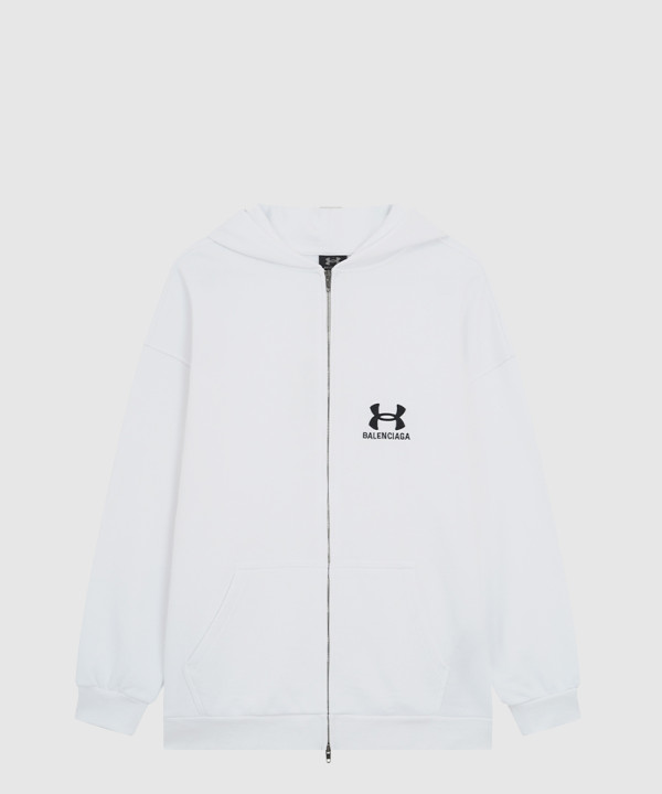 레귤러 핏 집업 후디