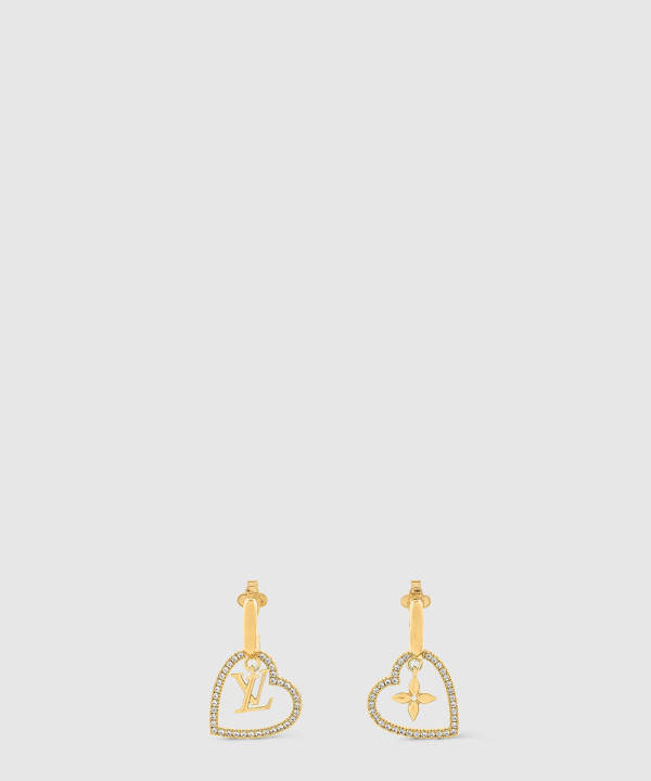 마이 LV 하트 귀걸이 M02308