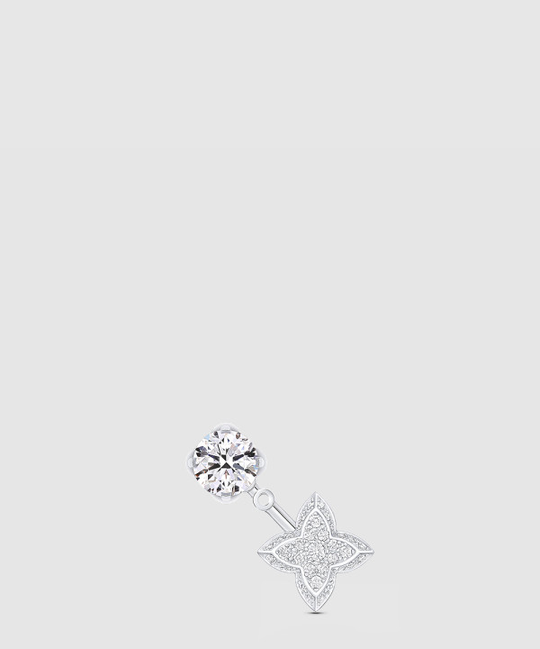 다이아몬드 더블 스터드 귀걸이 Q06407