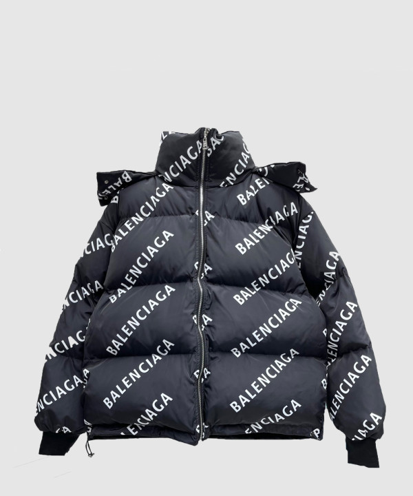 후드 쇼트 다운 재킷