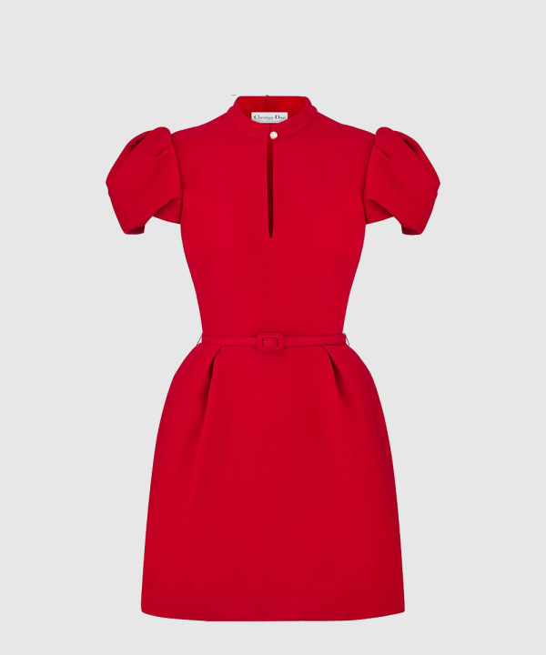 벨트 쇼트 드레스