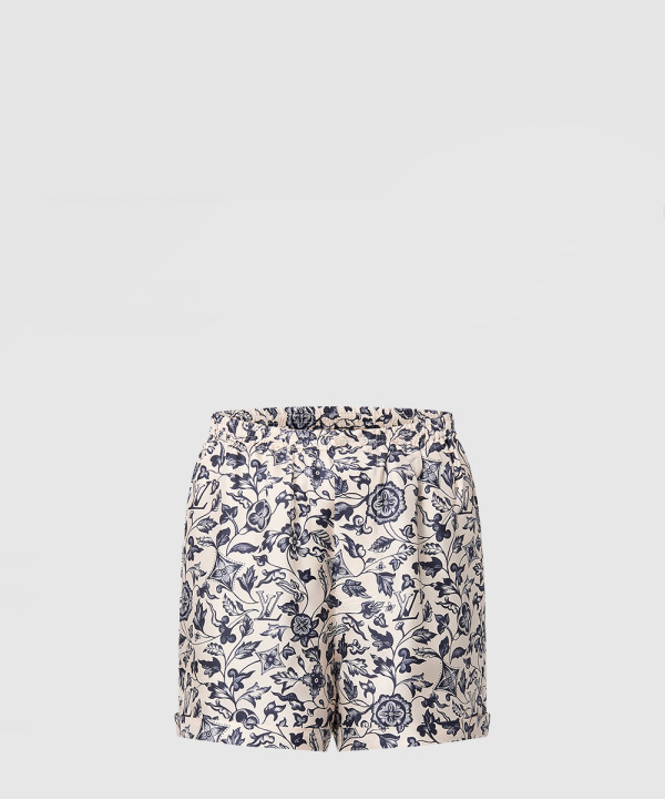 보태니컬 프린트 박서 쇼츠