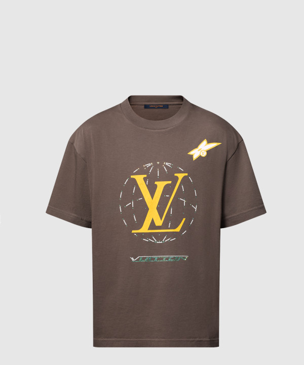 워시드 엠벨리시드 코튼 티셔츠