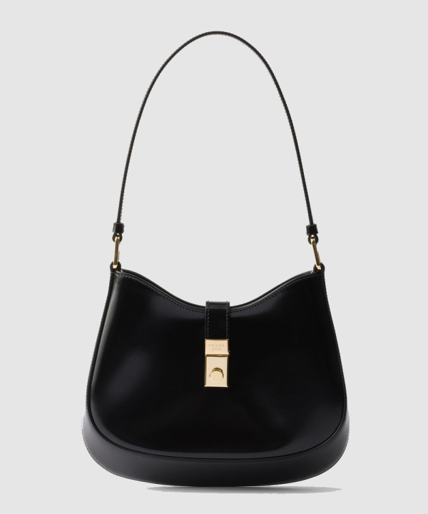 클레오 브러쉬드 가죽 숄더백 1BC169