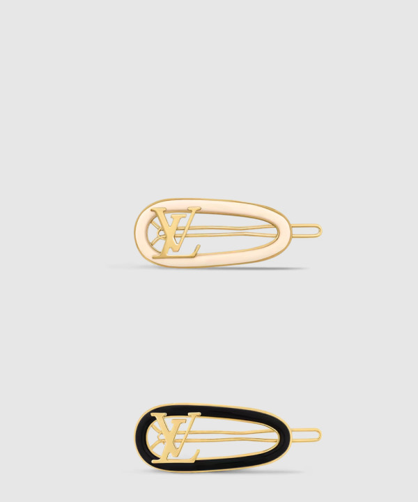 마이 LV 체인 헤어 클립 M02294