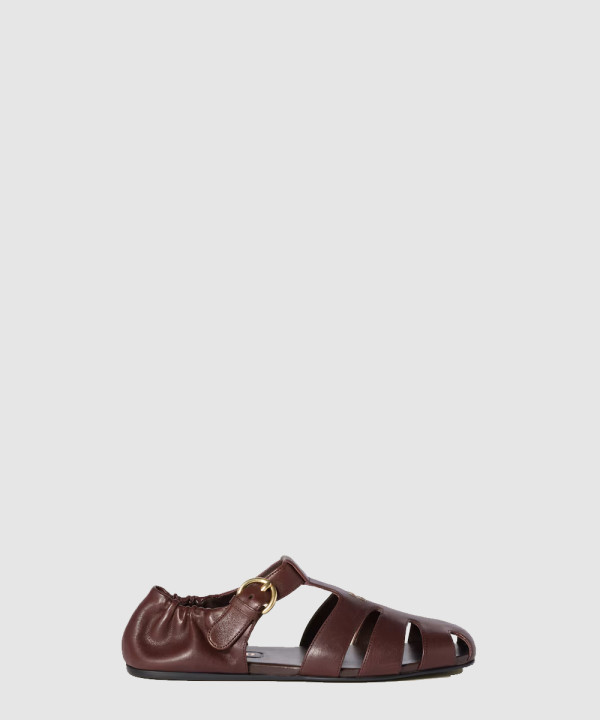 루슈 나파 가죽 피셔맨 샌들 5E395E