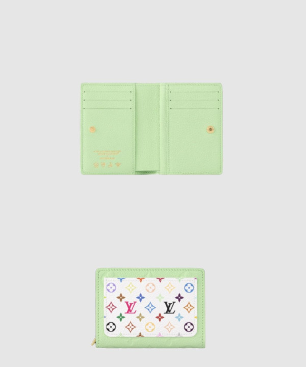 메탈 하드웨어 소가죽 지갑 M13619