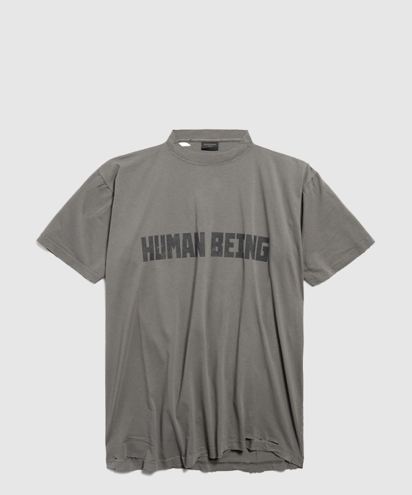 휴먼 비잉 시프티드 티셔츠