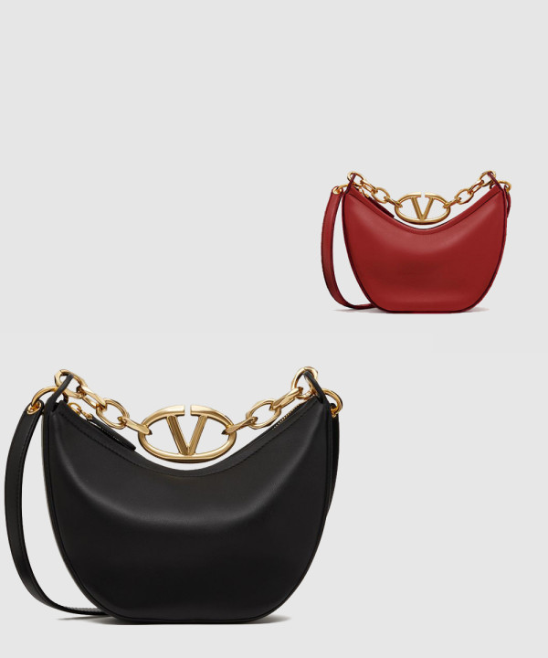 브이로고 문 나파레더 미니 호보백