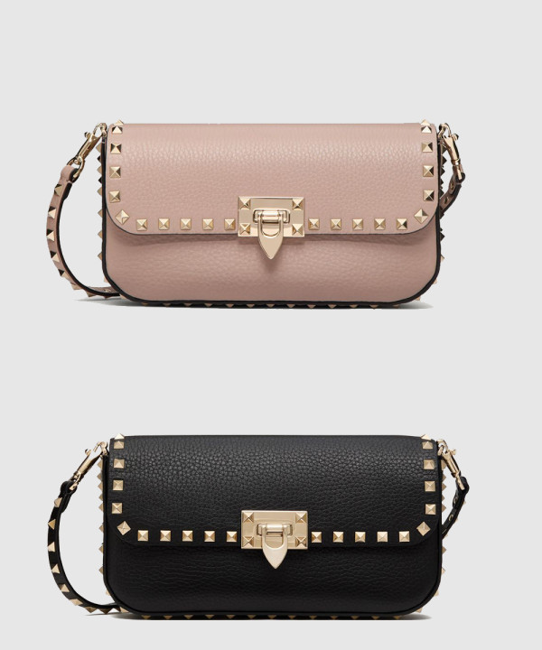 가라바니 락스터드 그레이니 카프스킨 숄더백