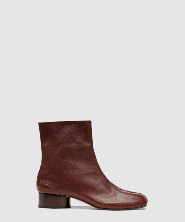 Tabi 빈티지 가죽 발목 부츠 T2148