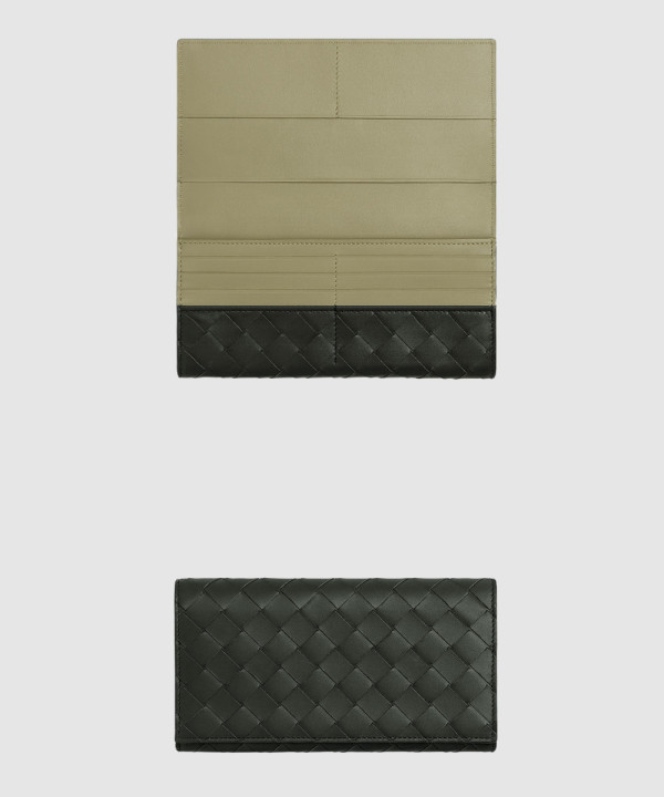 동전 지갑을 갖춘 인트레치아토 장지갑 749438