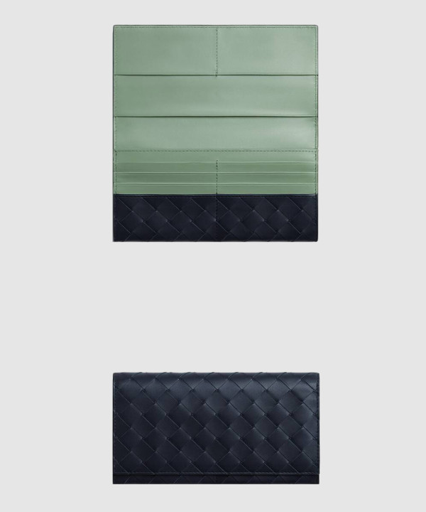 동전 지갑을 갖춘 인트레치아토 장지갑 749438