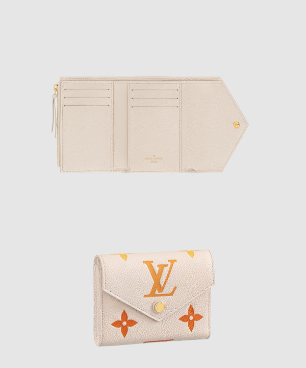 빅토린 월렛 레더 모노그램 엠보싱 동전 카드슬롯 M82202