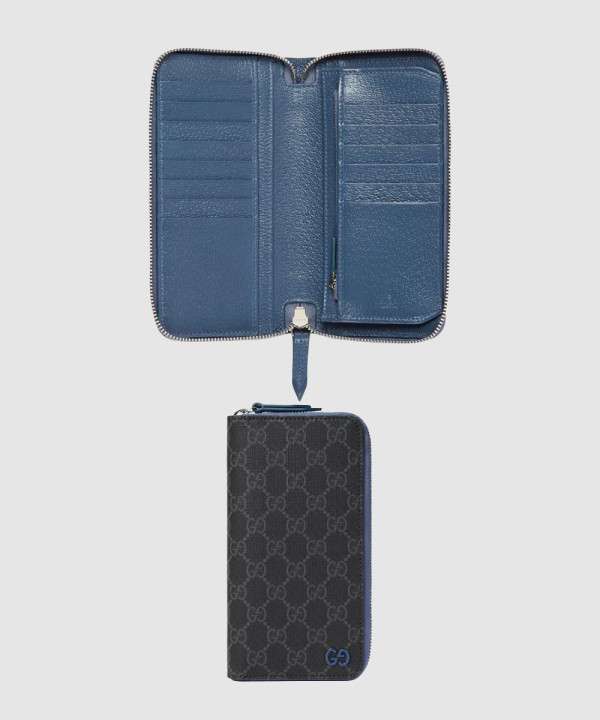 바이컬러 지퍼 지갑 822051