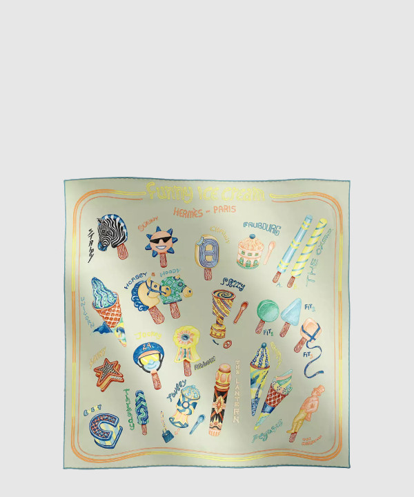 Funny Ice Cream 스카프 90