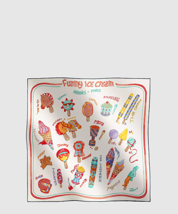 Funny Ice Cream 스카프 90