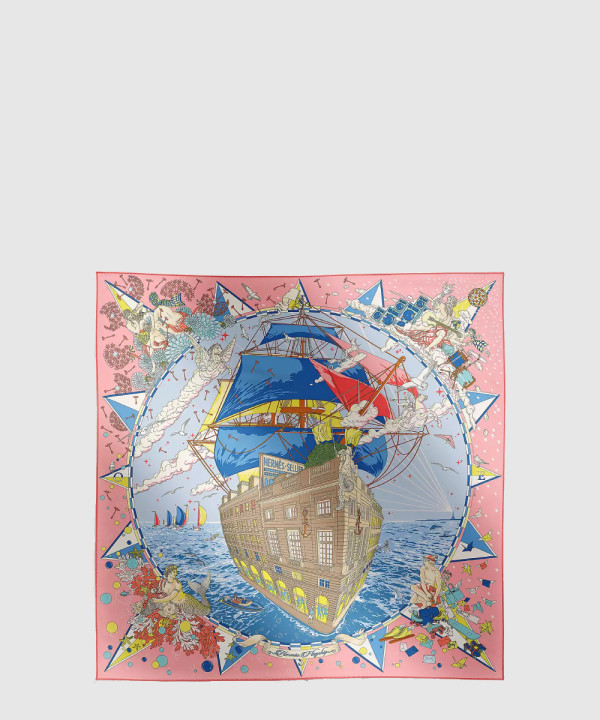 Hermes Flagship 스카프 90