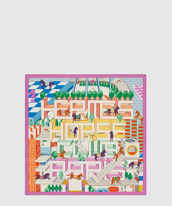 Horse Club Detail  스카프 90