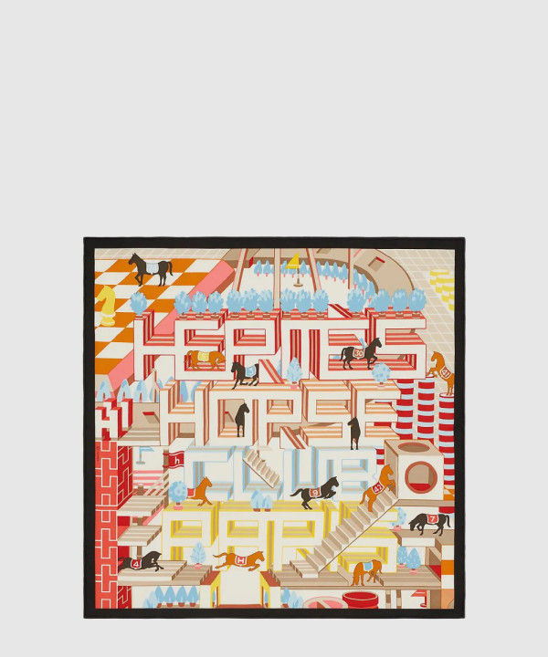 Horse Club Detail  스카프 90