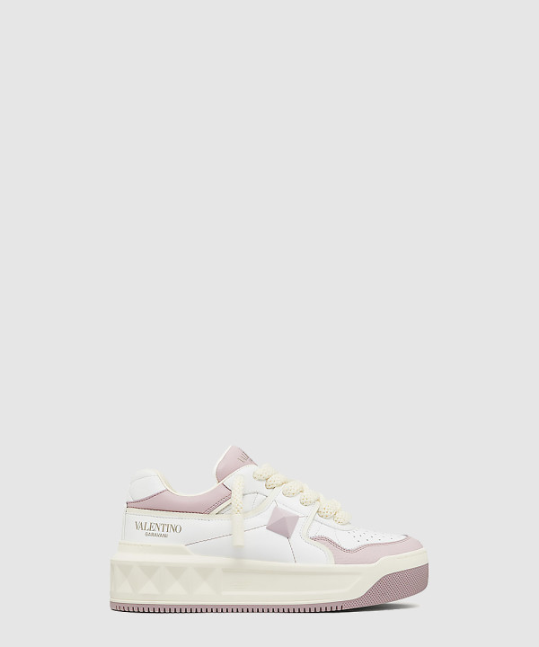 나파 가죽 원 스터드 XL 스니커즈