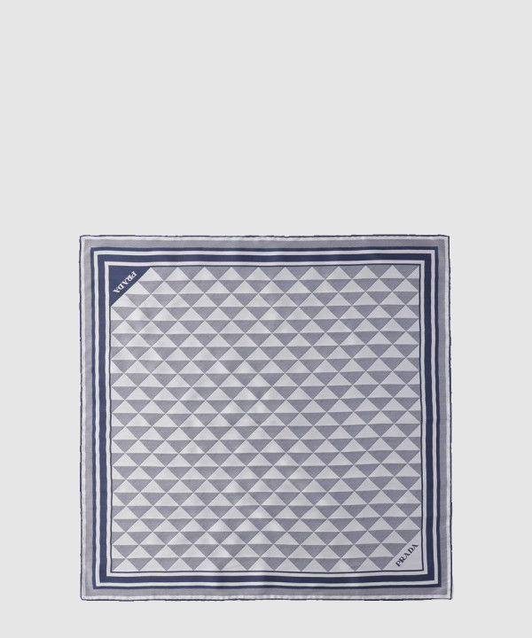 프린트 실크 스카프 1FF004