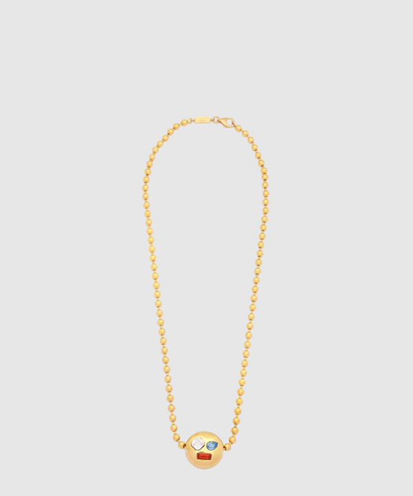 애너그램 페블 목걸이