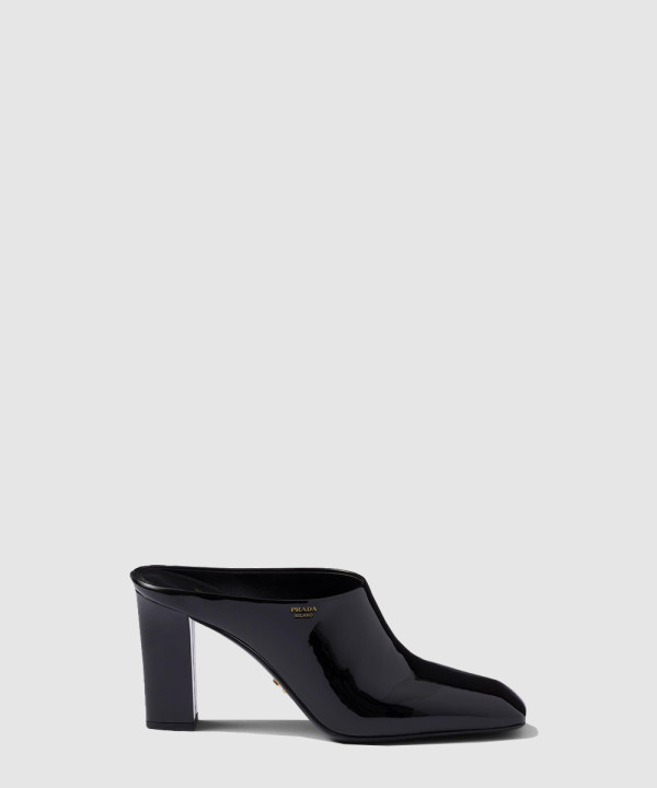 페이턴트 가죽 뮬 1I839N