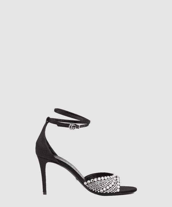 샌들 실크 크리스탈 포함 749833