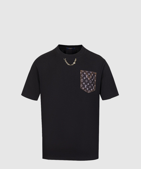 모노그램 포켓 티셔츠