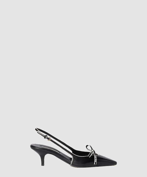 나파 가죽 슬링백 펌프스 5I474E