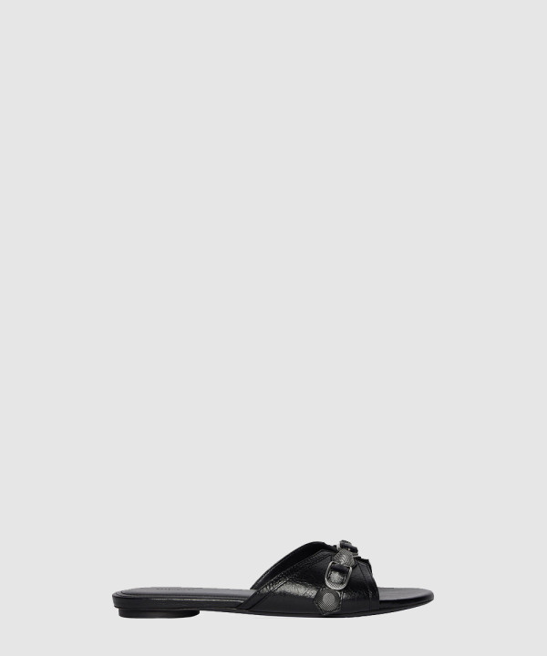 로고패턴 자카드 샌들 브라운 707368