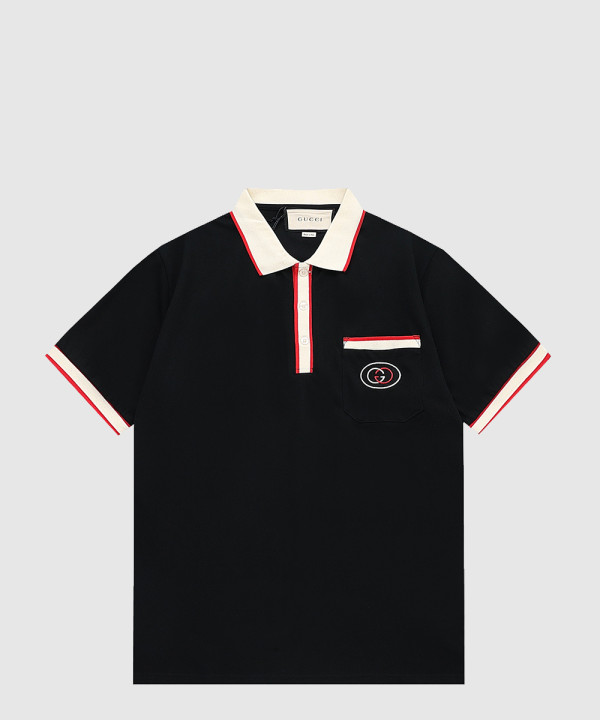 스트레치 비스코스 폴로 탑