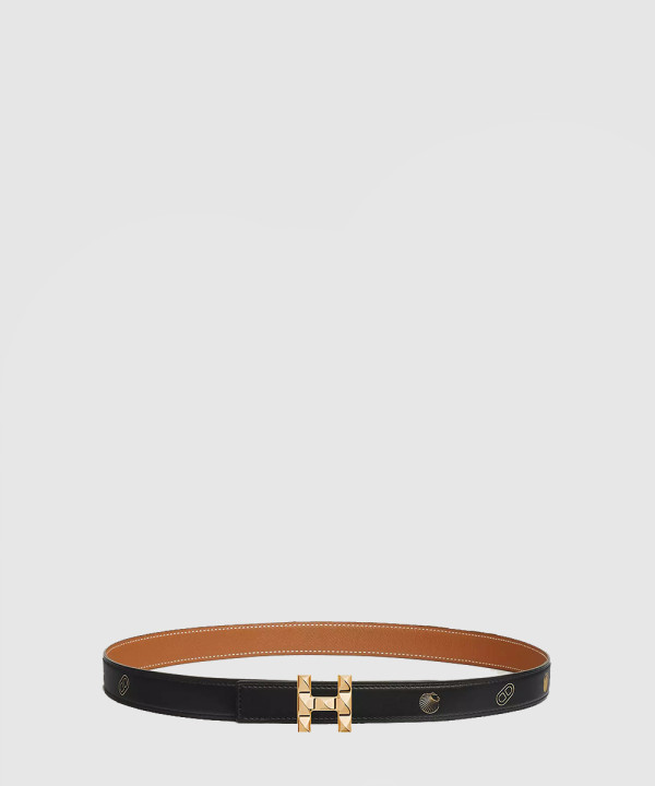 H Infini 벨트 버클 Hermes sur Mer 리버서블 가죽 스트랩