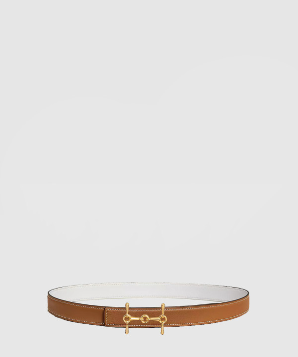 H Equestre 벨트 버클 리버서블 가죽 스트랩