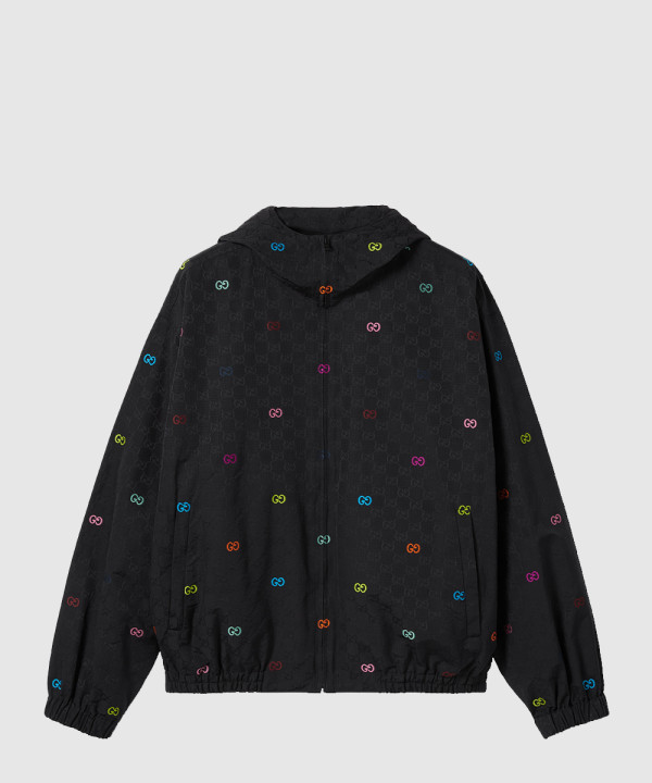 GG 코튼 립 스톱 Zip 재킷