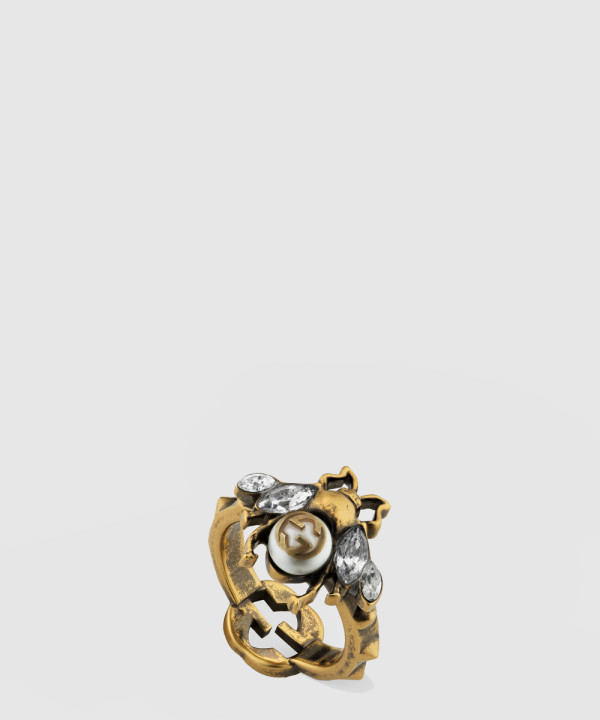 인터로킹 G 비 반지 629923