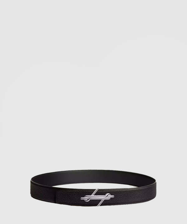 H Noue 벨트 버클 리버서블 가죽 스트랩