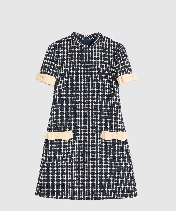 부클 쇼트 원피