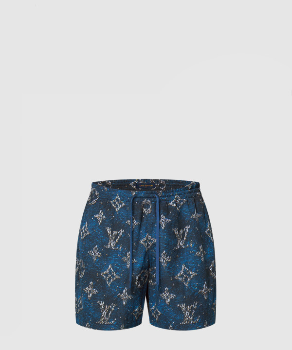 프린티드 모노그램 스윔 쇼츠