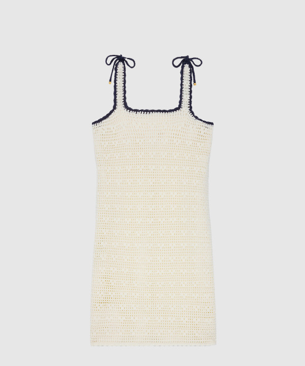 트리오엠프 스티치 면 미니스커트