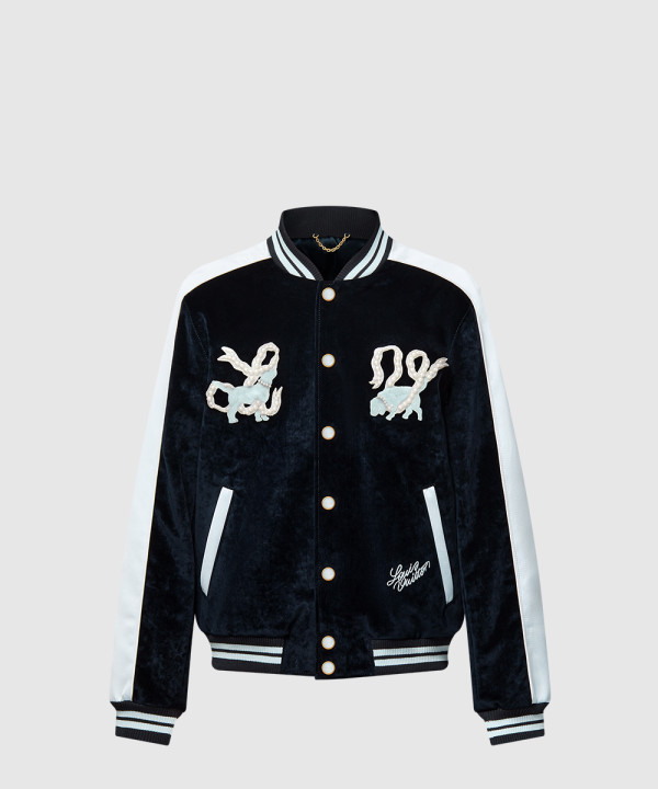 데님 벨벳 수베니어 재킷