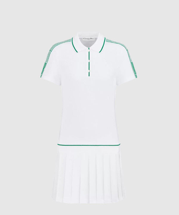 Vibe 플리츠 쇼트 드레스