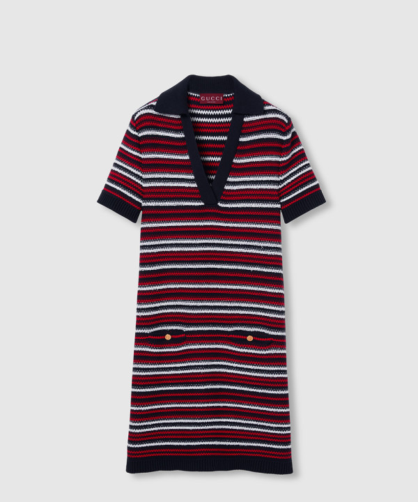 파인 울 폴로 스커트