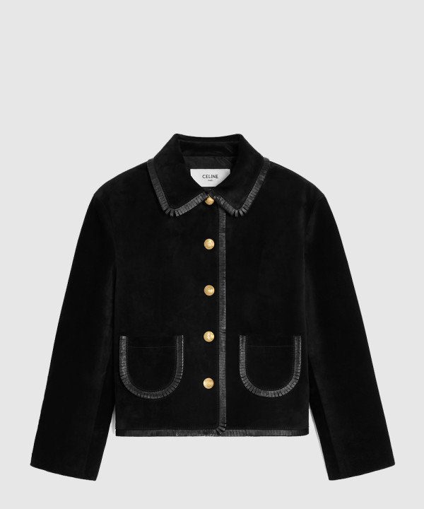 스트레이트 블루종 재킷