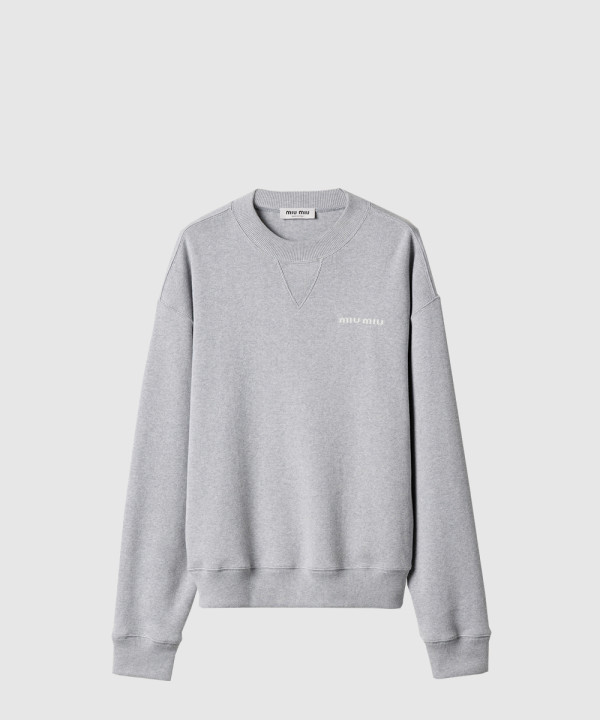 코튼 플리스 스웻셔츠