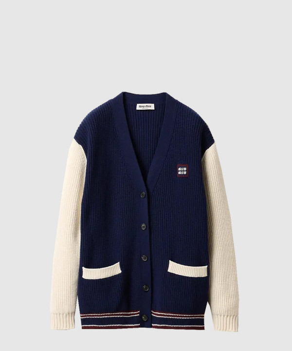 울 캐시미어 카디건