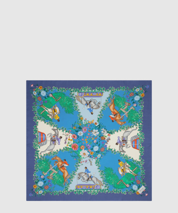 프린트 실크 트윌 까레 810870