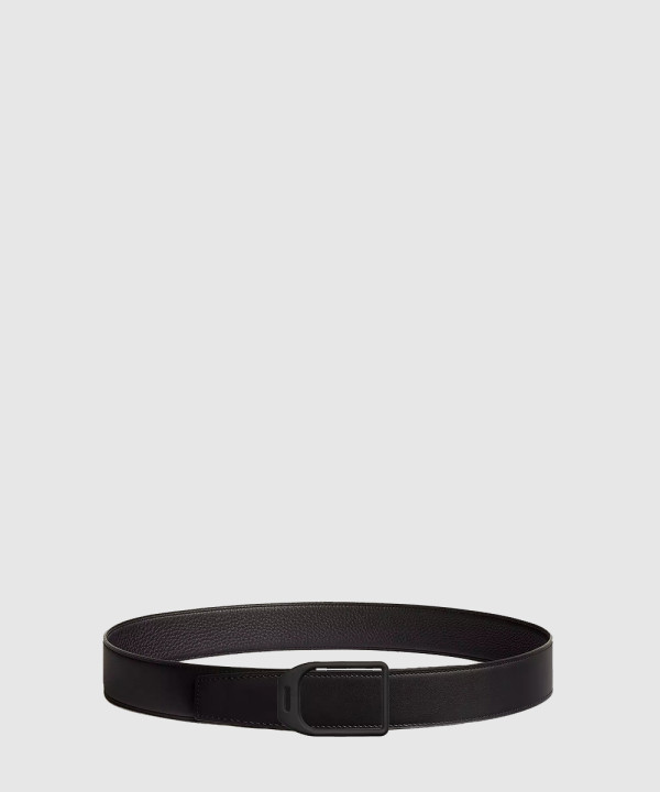 Jockey 벨트 버클 리버서블 가죽 스트랩